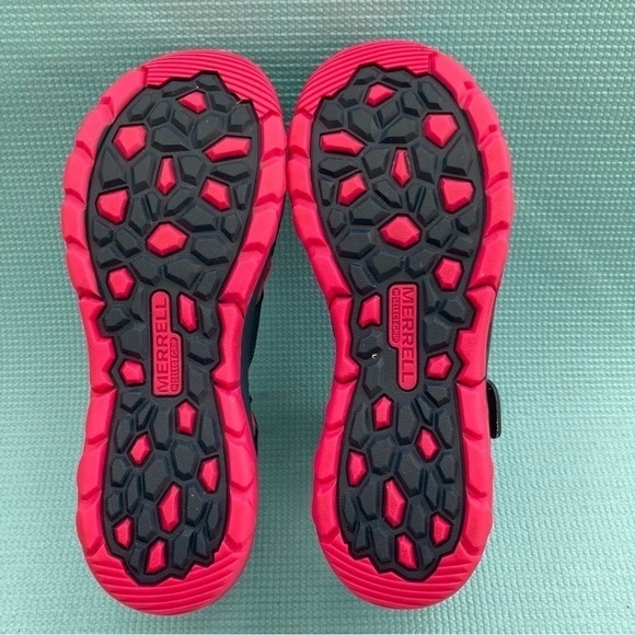 Merrell Woman's Hydro Waterproof Hiking Active Sandal Gray /Pink Size US 5 - Picture 6 of 8
